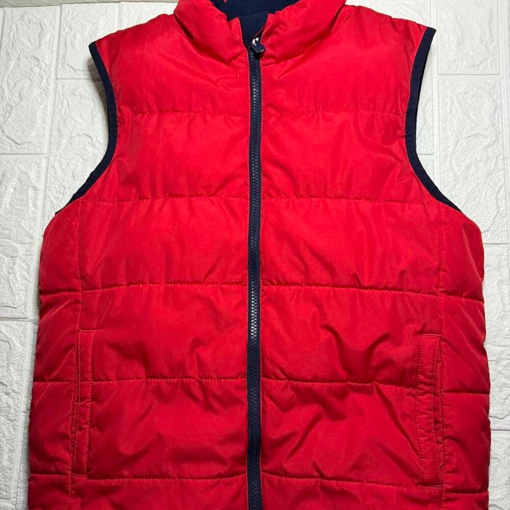 Gap kids red puffer vest